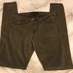 Flying Monkey Olive Green Skinny Jeans